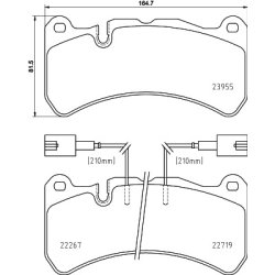 Brake Pad Set MINTEX MDB4017 OE Ref 6000629065 MINTEX