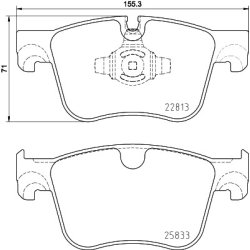 Brake Pad Set MINTEX MDB4053 OE Ref 1667817080 MINTEX