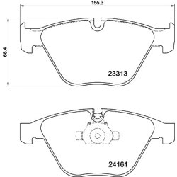 Brake Pad Set MINTEX MDB4058 OE Ref 2288874