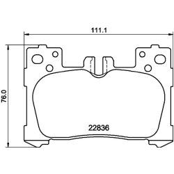 Brake Pad Set MINTEX MDB4061 OE Ref 0446611010