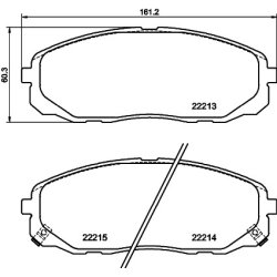 Brake Pad Set MINTEX MDB4073 OE Ref 58101A9A00