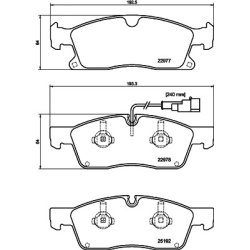 Brake Pad Set MINTEX MDB4089 OE Ref 673004427 MINTEX