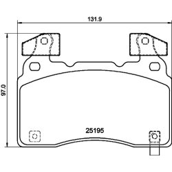 Brake Pad Set MINTEX MDB4128 OE Ref 84732488 MINTEX