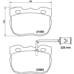 Brake Pad Set MINTEX MDB4129 OE Ref RTC6781