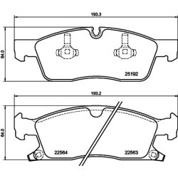 Brake Pad Set MINTEX MDB4134 OE Ref K68052369AB MINTEX
