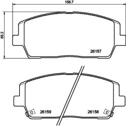 Brake Pad Set MINTEX MDB4194 OE Ref 58101S1A80