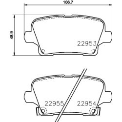 Brake Pad Set MINTEX MDB4204 OE Ref 13517694 MINTEX
