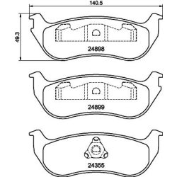 Brake Pad Set MINTEX MDB4227 OE Ref 05083882AF