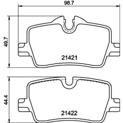 Brake Pad Set MINTEX MDB4271 OE Ref 8844393