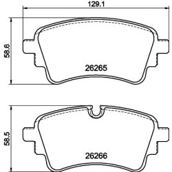 Brake Pad Set MINTEX MDB4280 OE Ref 8W0698451AH