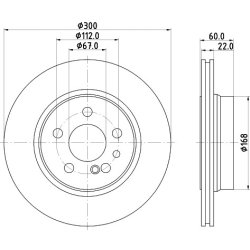 Brake Disc MINTEX MDC1005 OE Ref A1404230912 MINTEX