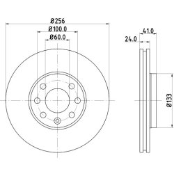 Brake Disc MINTEX MDC1049 MINTEX