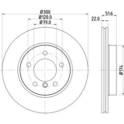 Brake Disc MINTEX MDC1383 MINTEX