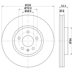 Brake Disc MINTEX MDC2001 MINTEX