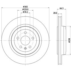 Brake Disc MINTEX MDC2940C OE Ref 600643100D MINTEX