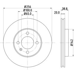Brake Disc MINTEX MDC504 MINTEX