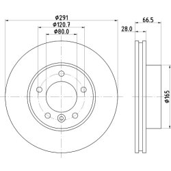 Brake Disc MINTEX MDC796 OE Ref JLM1826 MINTEX