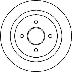 Brake Disc MINTEX MDC821 OE Ref 5030657 MINTEX