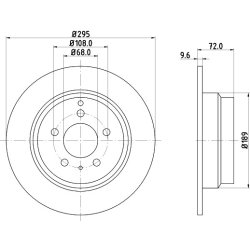 Brake Disc MINTEX MDC920 OE Ref 31262099 MINTEX