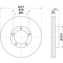 Brake Disc MINTEX MDC976 MINTEX