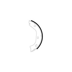 Handbrake Shoe Set MINTEX MFR108 OE Ref A1204201420