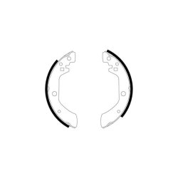 Brake Shoe Set MINTEX MFR120 OE Ref DD06MQ0125 MINTEX