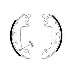 Brake Shoe Set MINTEX MFR160 OE Ref 95625020 MINTEX