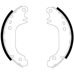 Brake Shoe Set MINTEX MFR176 OE Ref 4241J6