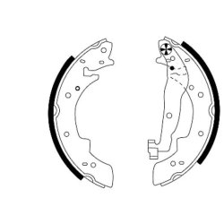 Brake Shoe Set MINTEX MFR177 OE Ref 0060749883