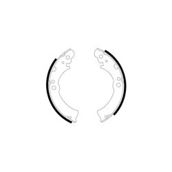 Brake Shoe Set MINTEX MFR178 OE Ref D406021B10 MINTEX