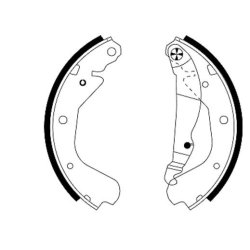 Brake Shoe Set MINTEX MFR182 OE Ref 1605674 MINTEX