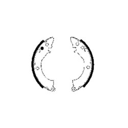 Brake Shoe Set MINTEX MFR192 OE Ref MB895212 MINTEX