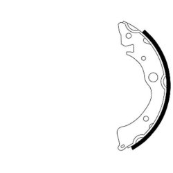 Brake Shoe Set MINTEX MFR204 OE Ref 43153SB2601