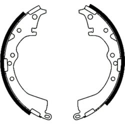Brake Shoe Set MINTEX MFR237 OE Ref 0449560040 MINTEX