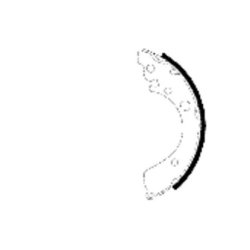 Brake Shoe Set MINTEX MFR248 OE Ref 064B3SA5672 MINTEX