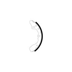 Brake Shoe Set MINTEX MFR260 OE Ref BO9249380 MINTEX