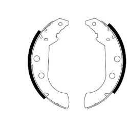 Brake Shoe Set MINTEX MFR266 OE Ref 424155 MINTEX