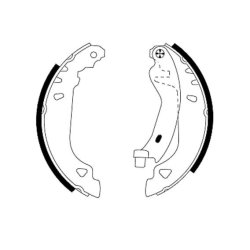 Brake Shoe Set MINTEX MFR268 OE Ref 77322425 MINTEX
