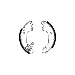 Brake Shoe Set MINTEX MFR275 OE Ref 424157 MINTEX