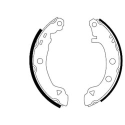 Brake Shoe Set MINTEX MFR279 OE Ref 720466