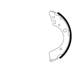 Brake Shoe Set MINTEX MFR297 OE Ref 43053S5AE50