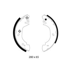 Brake Shoe Set MINTEX MFR330 OE Ref 92VX2200BA