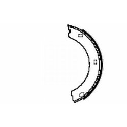 Handbrake Shoe Set MINTEX MFR346 OE Ref 4241G5