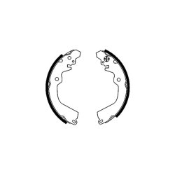 Brake Shoe Set MINTEX MFR369 OE Ref MB618194 MINTEX