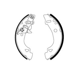 Brake Shoe Set MINTEX MFR385 OE Ref 9945371 MINTEX