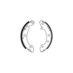 Brake Shoe Set MINTEX MFR396 OE Ref 60750207 MINTEX