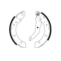 Brake Shoe Set MINTEX MFR406 OE Ref 7701205339