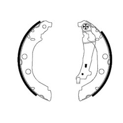Brake Shoe Set MINTEX MFR408 OE Ref 4241J4 MINTEX