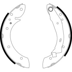 Brake Shoe Set MINTEX MFR409 OE Ref 4241L6 MINTEX