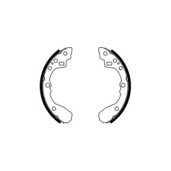 Brake Shoe Set MINTEX MFR412 OE Ref 0K02N12638Z MINTEX